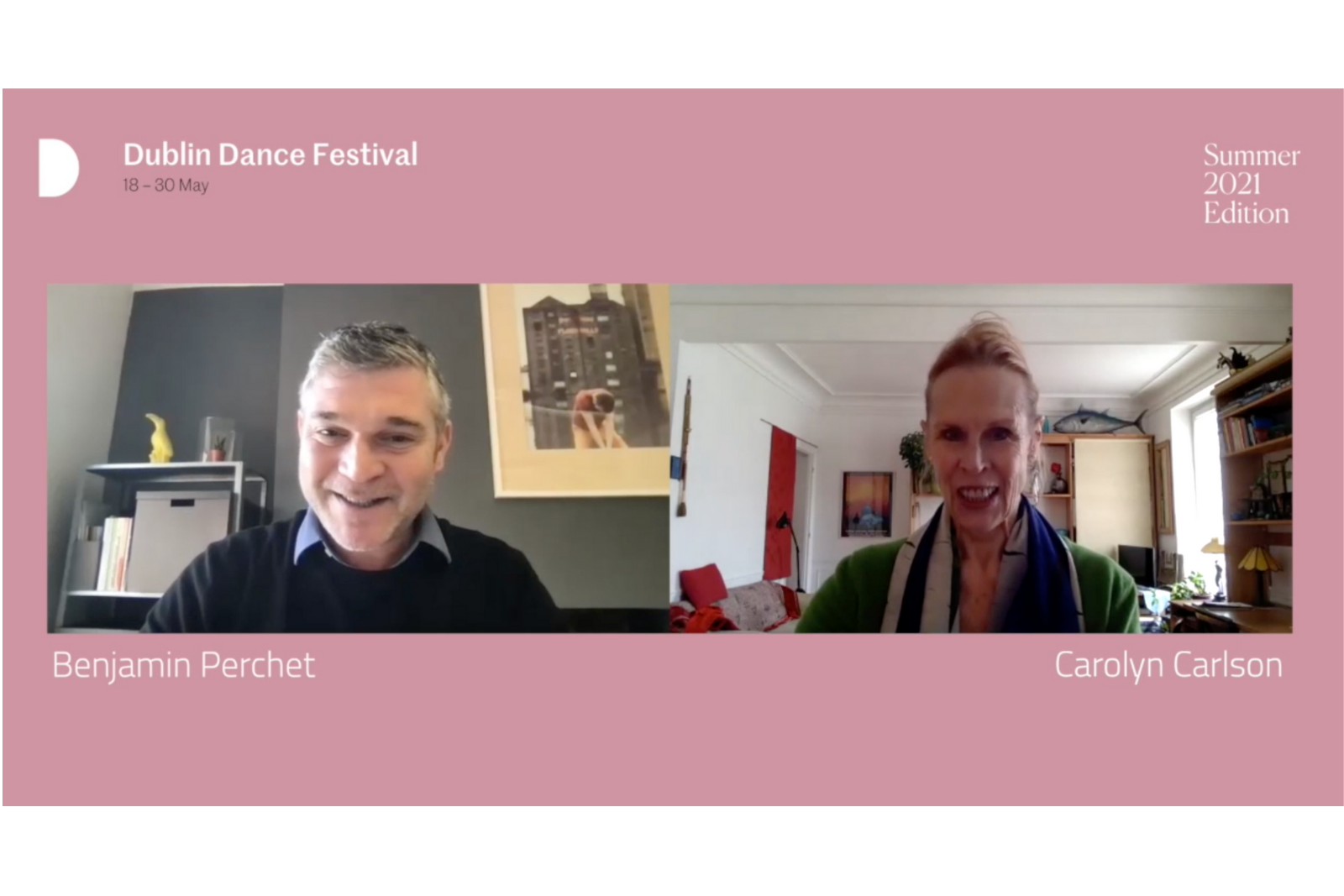 Carolyn Carlson in conversation with DDF Artistic Director Benjamin Perchet